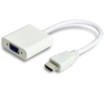 Adapteris MicroConnect HDMI M To VGA F HDMI Vīrietis, VGA Sieviete, 0.15 m, balta