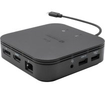 Dokstacija i-Tec Thunderbolt 3 Travel Dual 4K DS, melna