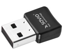 Adapteris Savio BT-050 Bluetooth USB Dongle Adapter USB 2.0, Bluetooth, melna