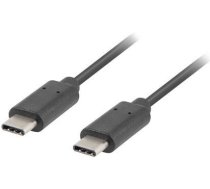 Vads Lanberg USB Type-C 3.1 USB Type-C, USB Type-C, 0.5 m, melna