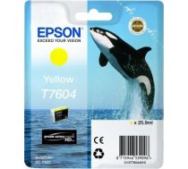 Tintes printera kasetne Epson T7604, dzeltena