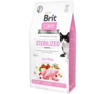 Sausā kaķu barība Brit Care Sterilised Sensitive, truša gaļa, 7 kg