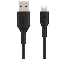 Vads Belkin AKBLKTUPVCALT1M, USB/Apple Lightning, melna