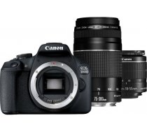 Spoguļkamera Canon EOS 2000D EF-S 18-55mm IS II + EF 75-300mm III