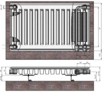 Radiators 11x400x1000 Ventil Compact Termolux