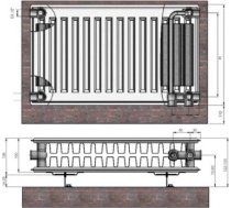 Radiators 22x200x400 VCO Termolux