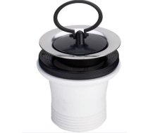 Izplūde izlietnei 1 1/2''x70 garā, balta, plast. Ω
