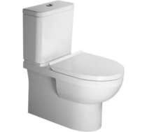 WC pods Duravit No.1 Rimless, ar SC vāku, horiz. i