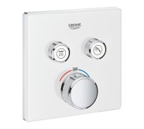 Grohtherm SmartControl dušas termostata virsapmetuma daļa, 2 režīmi, balts