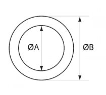 KH dekoratīva rozete DN120