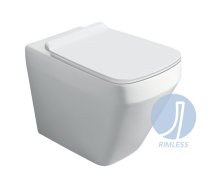 Baden Rimless WC pods, balts