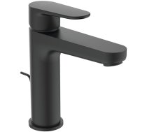 Ideal Standard CERAFINE O H120 izlietnes maisītājs ar pop-up noplūdi izlietnei, Silk Black