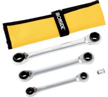 Dubultuzgriežņu atslēgu komplekts Ironside 8-19mm 4gab.