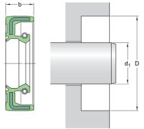 Blīvslēgs CR 20x30x5CR 20X30X5 HMSA10 RG