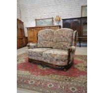 Divvietīga auduma sofa