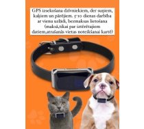 Dzīvnieku Gps izsekošanas ierīce ar siksniņu (suņu, kaķu atrašanās vieta telefonā) /nav vajadzīga abonēšanas maksa/