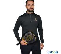 SKULL PADEL Longsleeve krekls melns/zelts