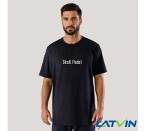 SKULL PADEL Padel krekls melns/balts