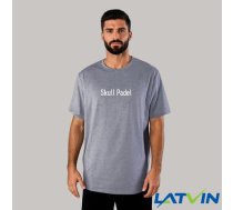 SKULL PADEL Padel krekls pelēks/balts