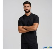 SKULL PADEL Padel Polo krekls melns zelta
