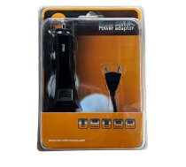 Cmx universāls USB automašīnas lādētājs ar 2 portiem (12V/3A), 2xUSB-A, USB-Mini, USB-Mikro, balts un melns - Melns