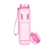 Super Sparrow Tritan ūdens pudele bez BPA 750ml, rozā