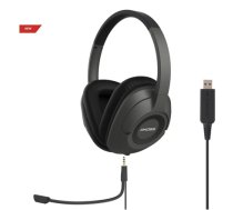Koss Headphones SB42 USB Wired, On-Ear, Microphone, USB Type-A, Black/Grey