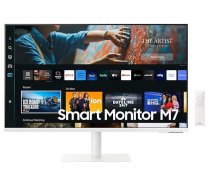 LCD Monitor SAMSUNG S32CM703UU 32" TV Monitor/Smart/4K Panel VA 3840x2160 16:9 60Hz Matte 4 ms Speakers Swivel Height adjustable Tilt Colour White LS32CM703UUXDU