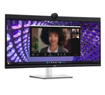 LCD Monitor DELL P3424WEB 34" Curved/21 : 9 Panel IPS 3440x1440 21:9 60Hz 5 ms Speakers Camera 4MP Swivel Height adjustable Tilt 210-BFOB