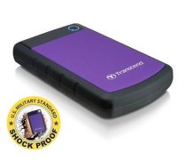 External HDD TRANSCEND StoreJet 1TB USB 3.0 Colour Purple TS1TSJ25H3P