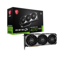 Graphics Card MSI NVIDIA GeForce RTX 4070 Ti SUPER 16 GB GDDR6X 256 bit PCIE 4.0 16x Triple slot Fansink 1xHDMI 3xDisplayPort 4070TISUP16GVEN3XOC