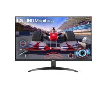 LCD Monitor LG 31.5" 4K Panel VA 3840x2160 16:9 4 ms Speakers Swivel Pivot Height adjustable Tilt Colour Black 32UR550-B