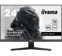 LCD Monitor IIYAMA G2445HSU-B1 24" Panel IPS 1920x1080 16:9 100Hz Matte 1 ms Speakers Tilt Colour Black G2445HSU-B1