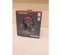 SALE OUT. GENESIS Neon 200 Gaming Headset, On-Ear, Wired, Microphone, Black | Genesis | Gaming Headset | Neon 200 | Wired | On-Ear | DAMAGED PACKAGING