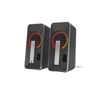 Genesis | Computer Speaker | Helium 100BT RGB | Bluetooth | Silver/Black | Gaming Speakers | Wireless connection