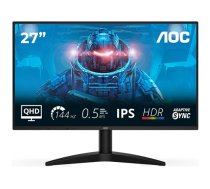AOC | Q27B36X | 27 " | IPS | QHD | 16:9 | 144 Hz | 4 ms | 2560 x 1440 pixels | 300 cd/m² | HDMI ports quantity 1 | Black