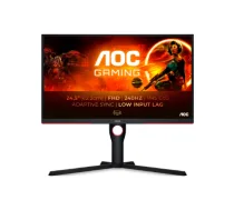 AOC | Monitor | 25G3ZM/BK | 24.5 " | VA | FHD | 16:9 | 240 Hz | 1 ms | 1920 x 1080 | 300 cd/m² | HDMI ports quantity 2 | Black/Red | Warranty 36 month(s)