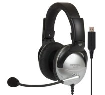Koss | Gaming headphones | SB45 USB | Wired | On-Ear | Microphone | Silver/Black | Noise canceling