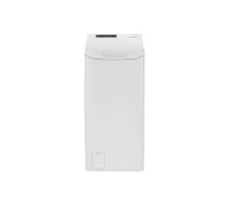 Candy Washing Machine | TCA283D2-S | Energy efficiency class D | Top loading | Washing capacity 8 kg | 1200 RPM | Depth 60 cm | Width 41 cm | Display | Digit | White