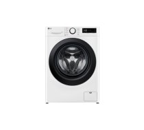 LG Washing machine | F2WR509SBW | Energy efficiency class A | Front loading | Washing capacity 9 kg | 1200 RPM | Depth 48 cm | Width 60 cm | Display | LED | Steam function | White