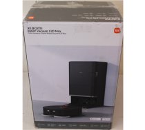 SALE OUT. Xiaomi Robot Vacuum | X20 Max EU | Wet&Dry | 5200 mAh | 8000 Pa | Black | REFURBISHED, USED, DIRTY, SCRATCHED