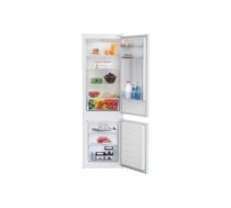 BEKO Refrigerator | BCHA275K41SN | Energy efficiency class E | Built-in | Combi | Height 177.5 cm | No Frost system | Fridge net capacity 193 L | Freezer net capacity 69 L | 38 dB | White