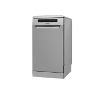 INDESIT Dishwasher | DSFO 3T224 C S | Free standing | Width 45 cm | Number of place settings 10 | Number of programs 9 | Energy efficiency class E | Display | Silver
