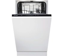 Gorenje Dishwasher | GV520E15 | Built-in | Width 44.8 cm | Number of place settings 9 | Number of programs 5 | Energy efficiency class E | Display