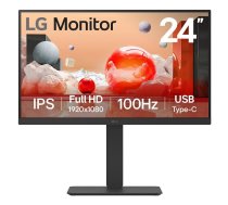 LCD Monitor LG 23.8" Business Panel IPS 1920x1080 16:9 100Hz 5 ms Speakers Swivel Pivot Height adjustable Tilt 24BA750-B