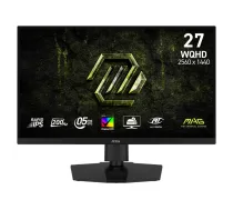 LCD Monitor MSI 27 " 2560 x 1440 pixels Wide Quad HD Native aspect ratio 16:9 LCD Flat MAG274QPFE20
