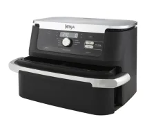 NINJA | Double Air Fryer | AF500EU Foodi FlexDrawer | Power 2470 W | Capacity 10.4 L | Black