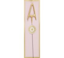 Brīnumsvecīte burts "A" Classic Gold Wondercandle