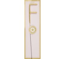 Brīnumsvecīte burts "F" Classic Gold Wondercandle
