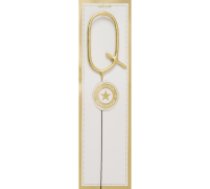 Brīnumsvecīte burts "Q" Classic Gold Wondercandle